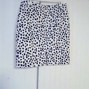 H&M Animal print pencil skirt